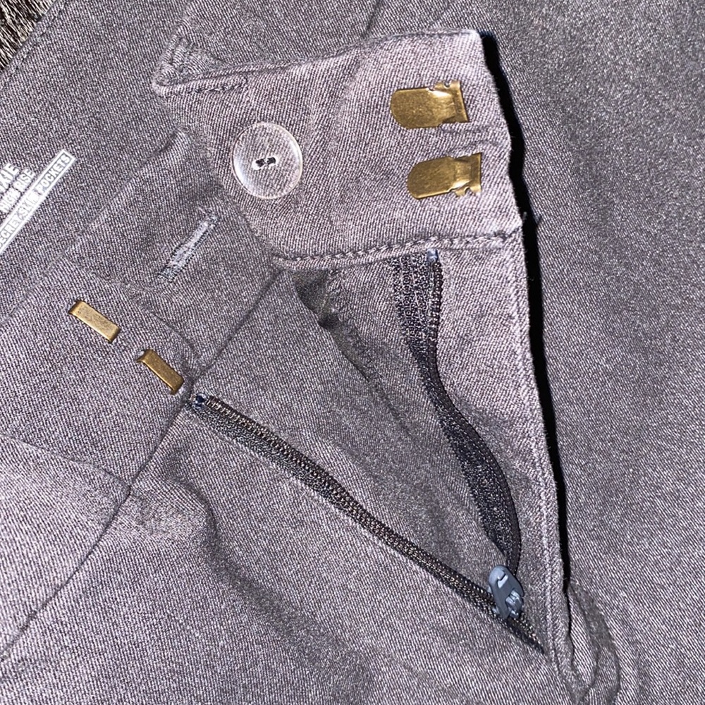 Old Navy Charcoal Gray High-Waisted Pixie Ankle P… - image 4